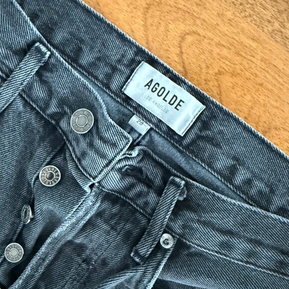 AGOLDE 90’s Mid Rise Loose Jeans – Smokestack (Size 26) - Picture 2 of 3